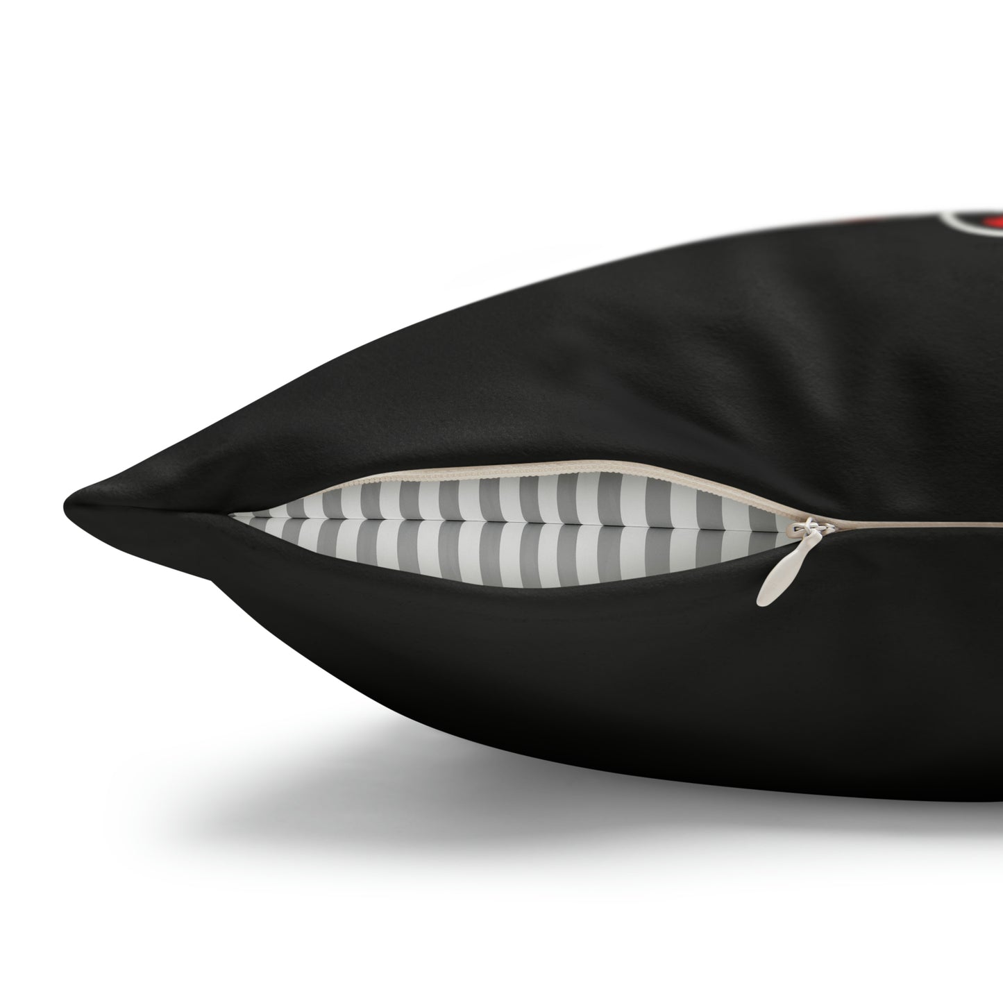 Housse de coussin en faux suède "Crazy Clown"