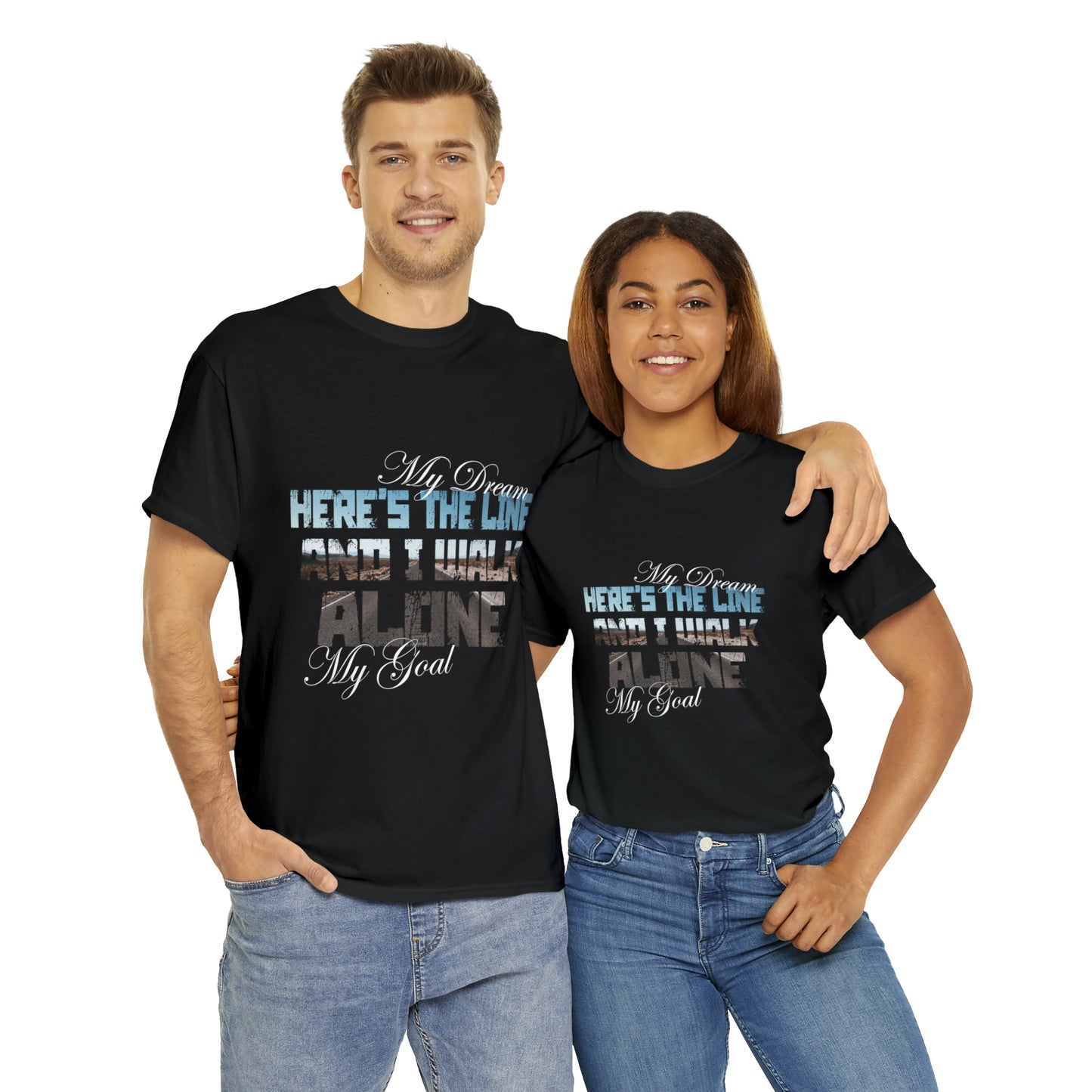 Walk Alone Unisex Heavy Cotton T-Shirt