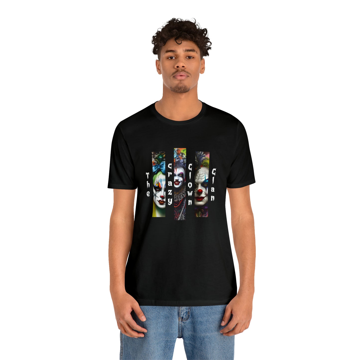 The Crazy Clown Clan Unisex Jersey Short Sleeve Tee