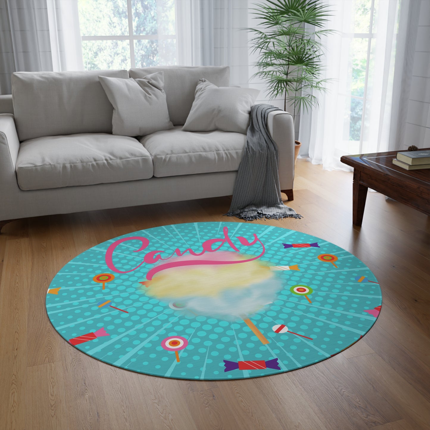 Tapis circulaire Candy