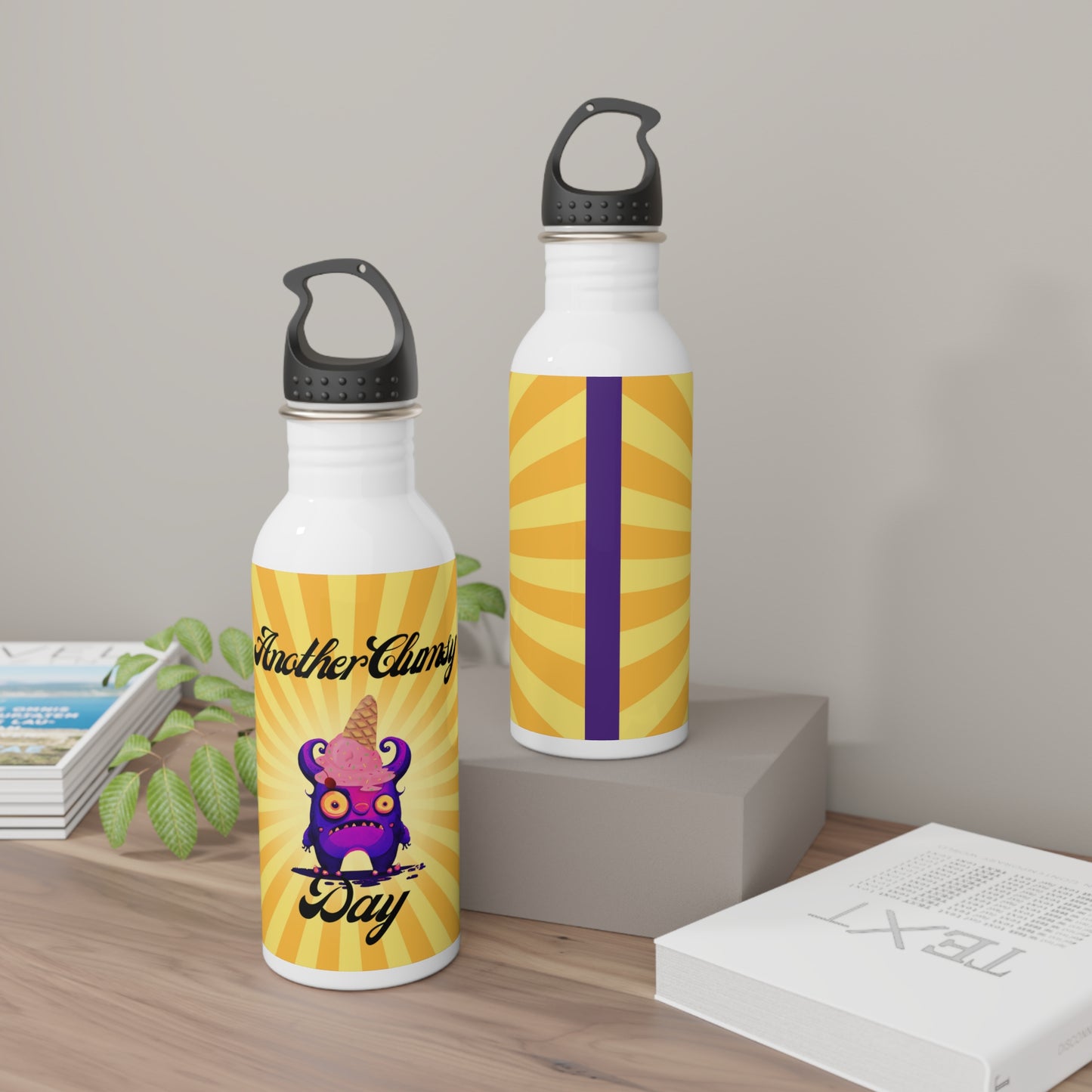 Clumsy Monster Bouteille d'eau en Stainless Steel