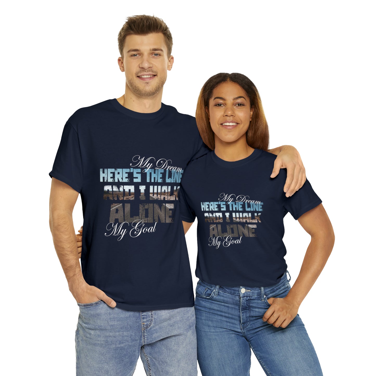 Walk Alone Unisex Heavy Cotton T-Shirt