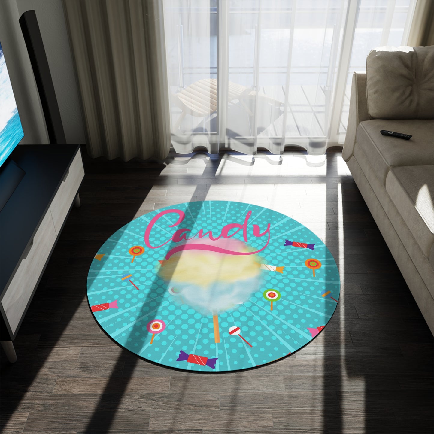Tapis circulaire Candy