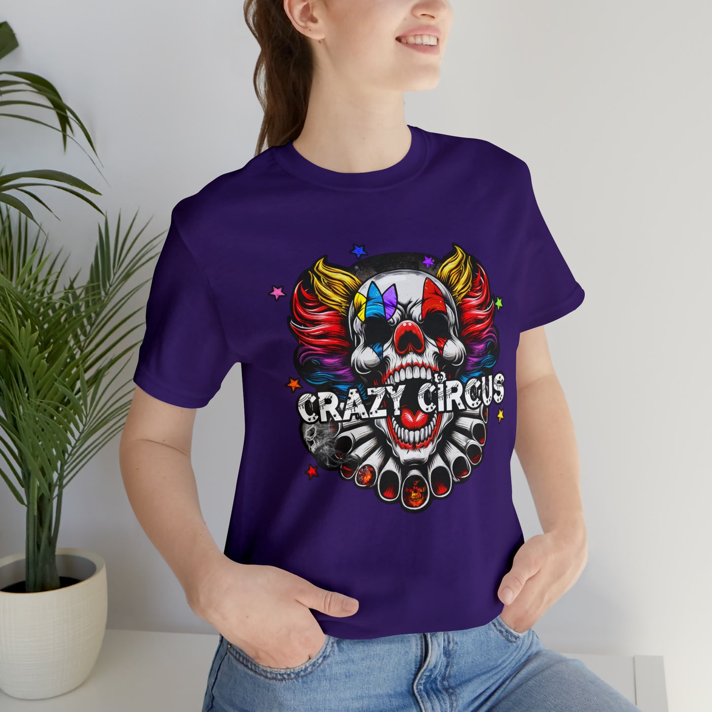 Crazy Circus Unisex Jersey Short Sleeve Tee