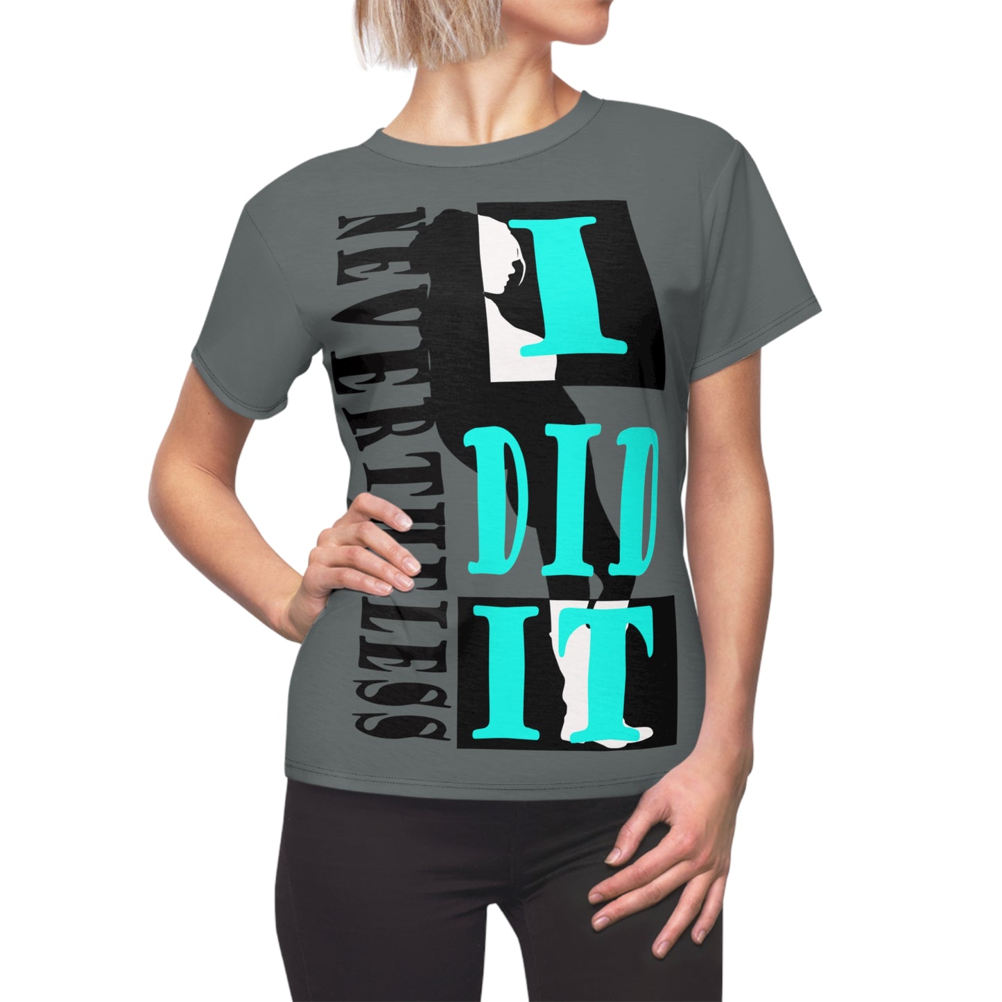 Nevertheless I did it T-shirt dark grey