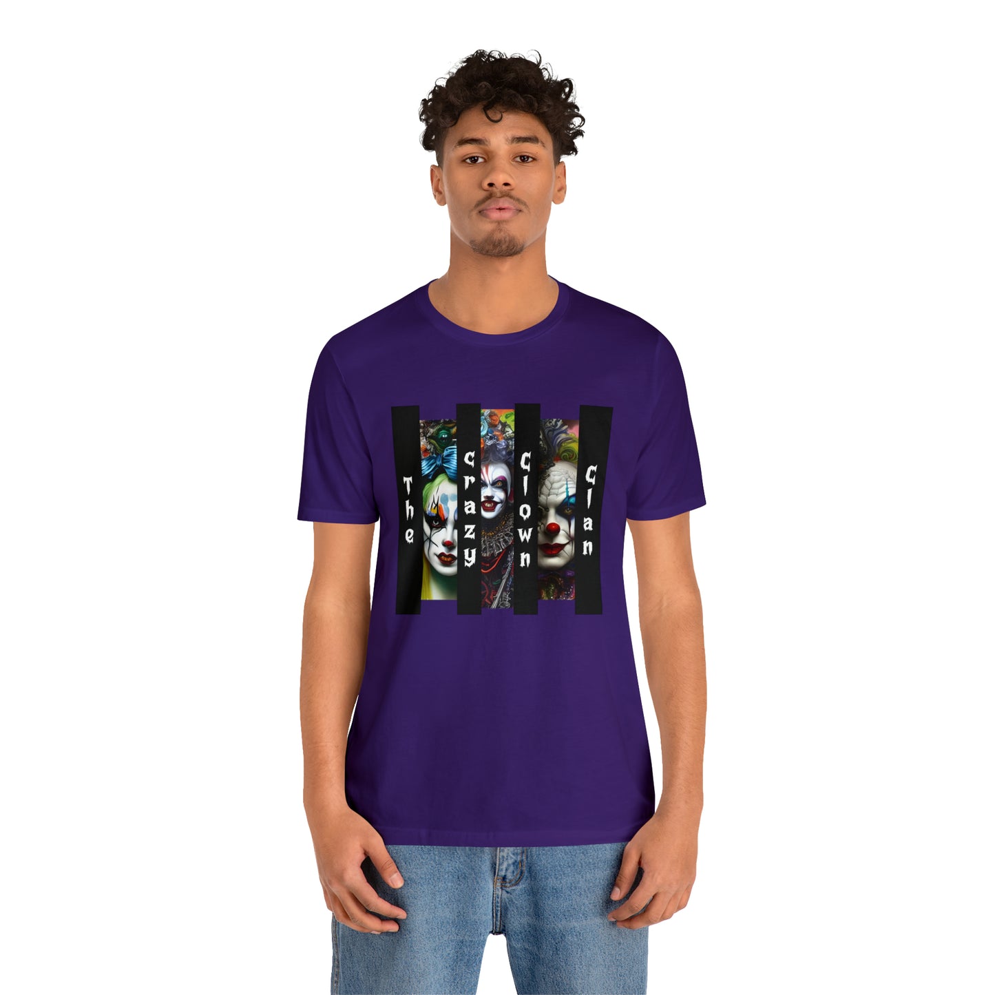 The Crazy Clown Clan Unisex Jersey Short Sleeve Tee
