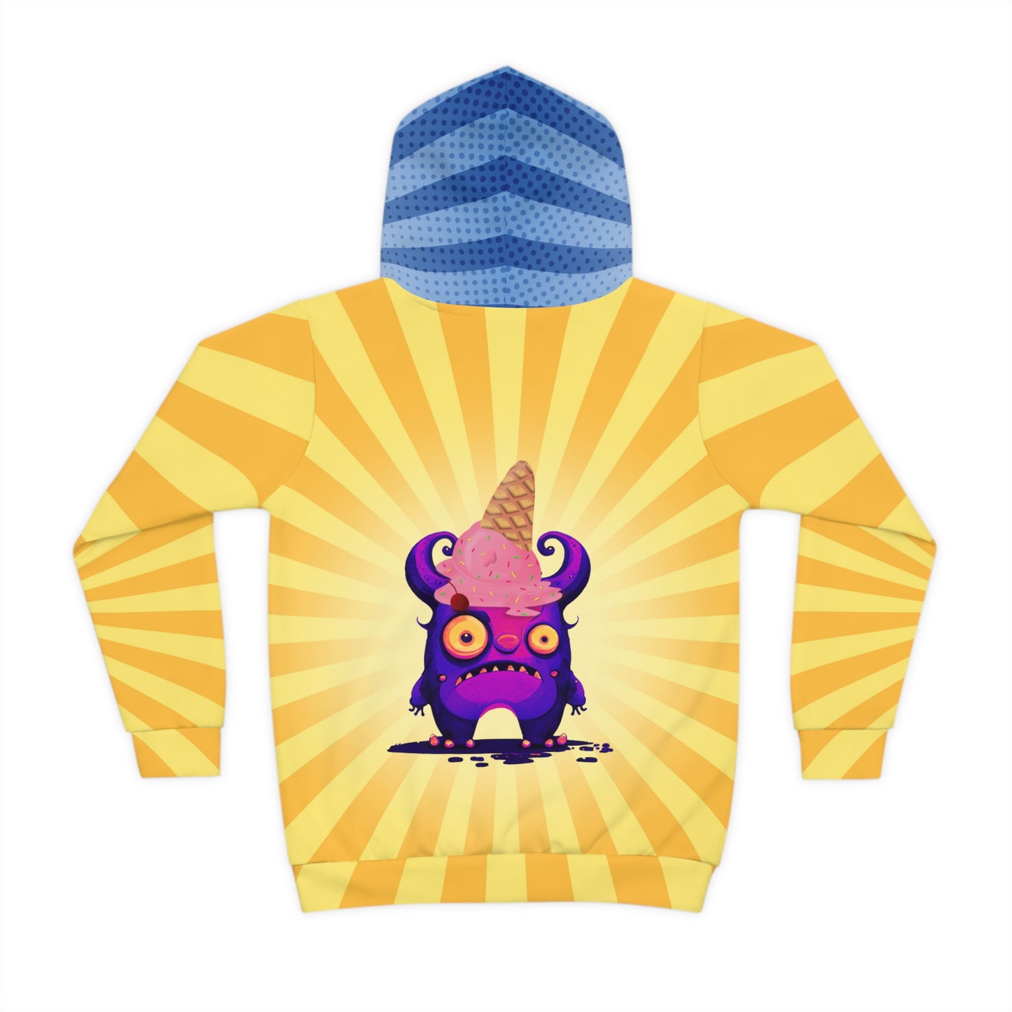 Clumsy Monster Children's Hoodie (AOP)