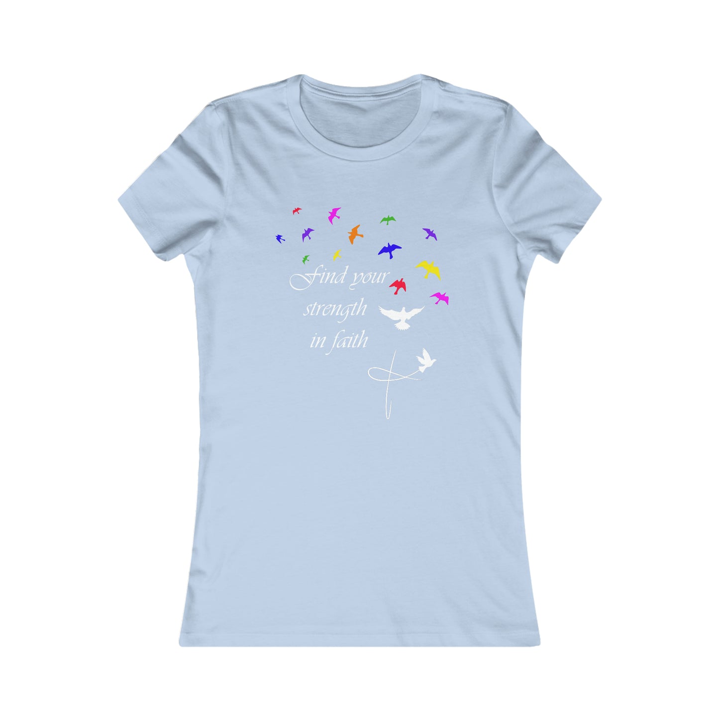 Strength in Faith Slim fit T-Shirt multicolore