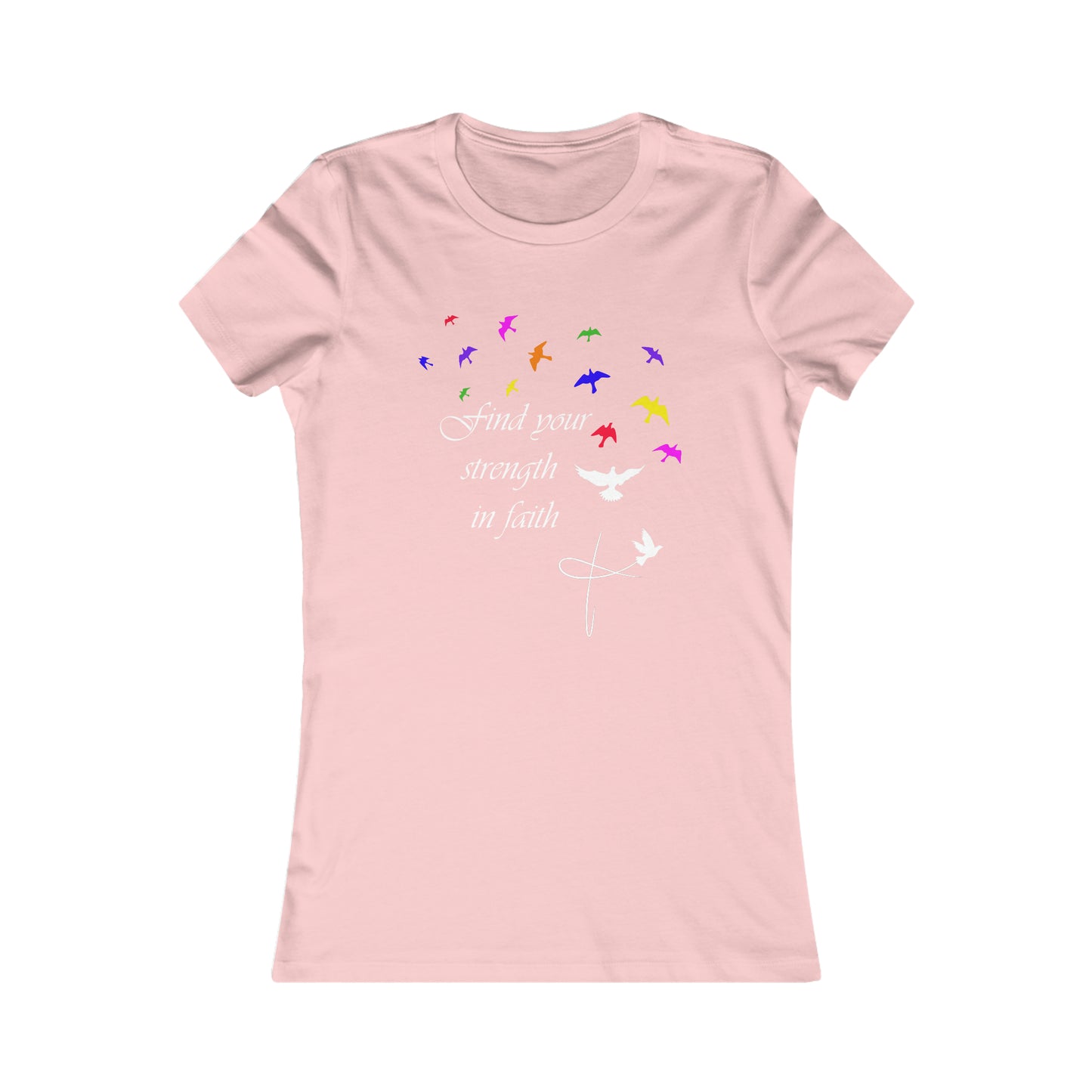 Strength in Faith Slim fit T-Shirt multicolore