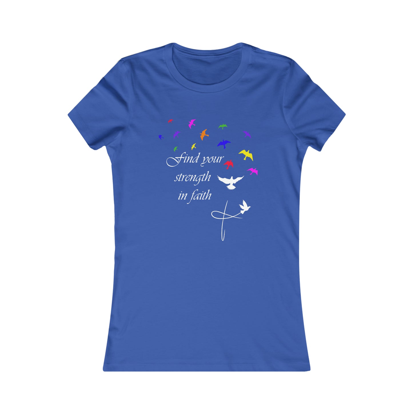 Strength in Faith Slim fit T-Shirt multicolore