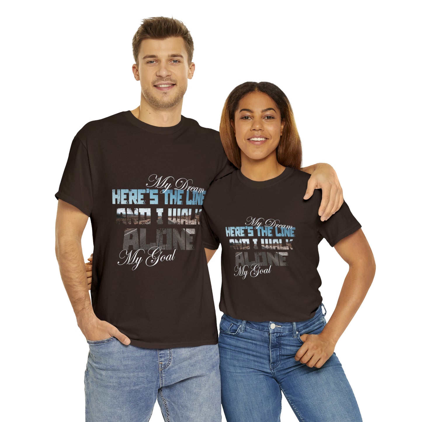 Walk Alone Unisex Heavy Cotton T-Shirt