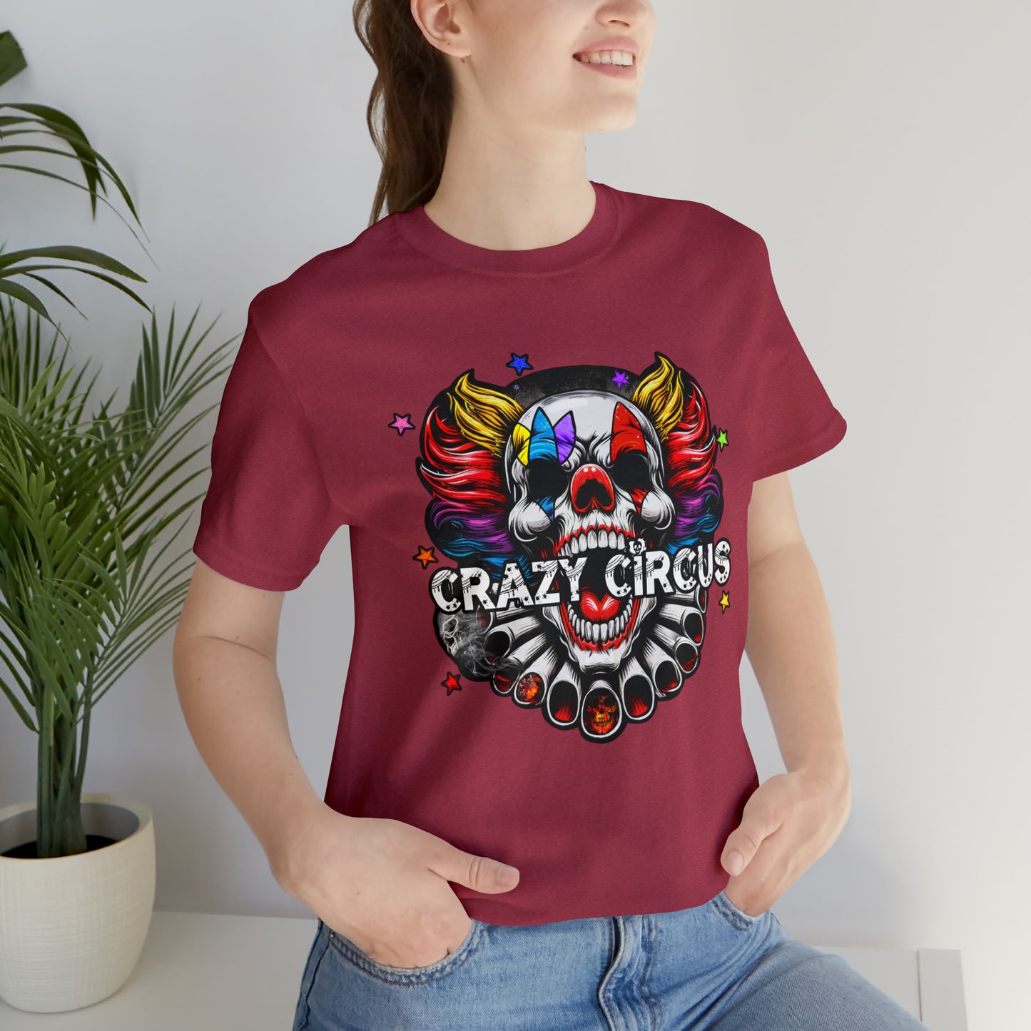Crazy Circus Unisex Jersey Short Sleeve Tee