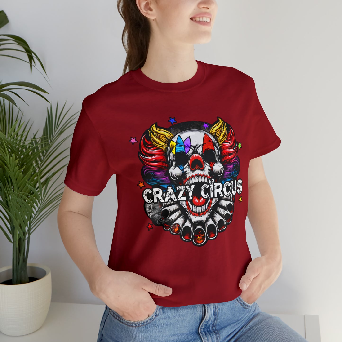 Crazy Circus Unisex Jersey Short Sleeve Tee