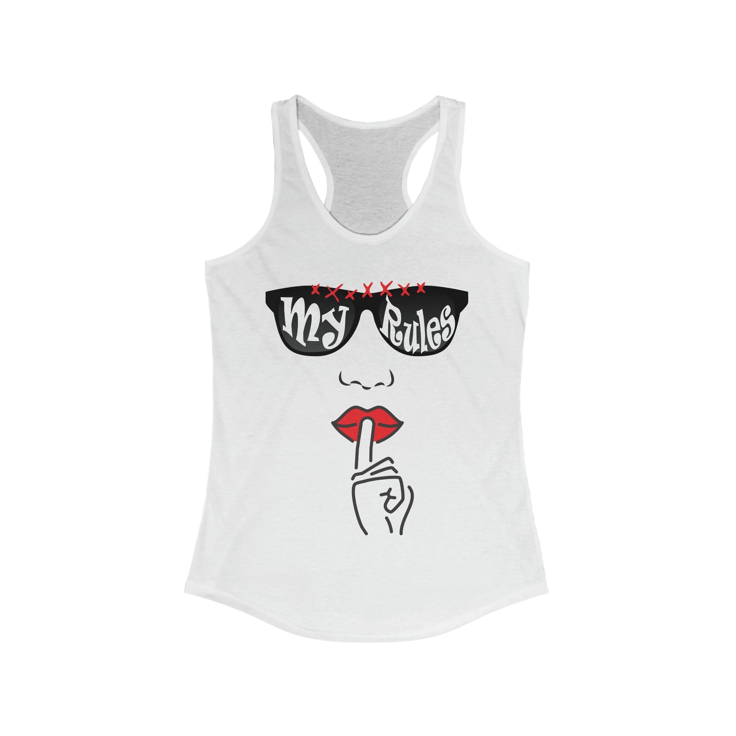 My rules Racerback Tank