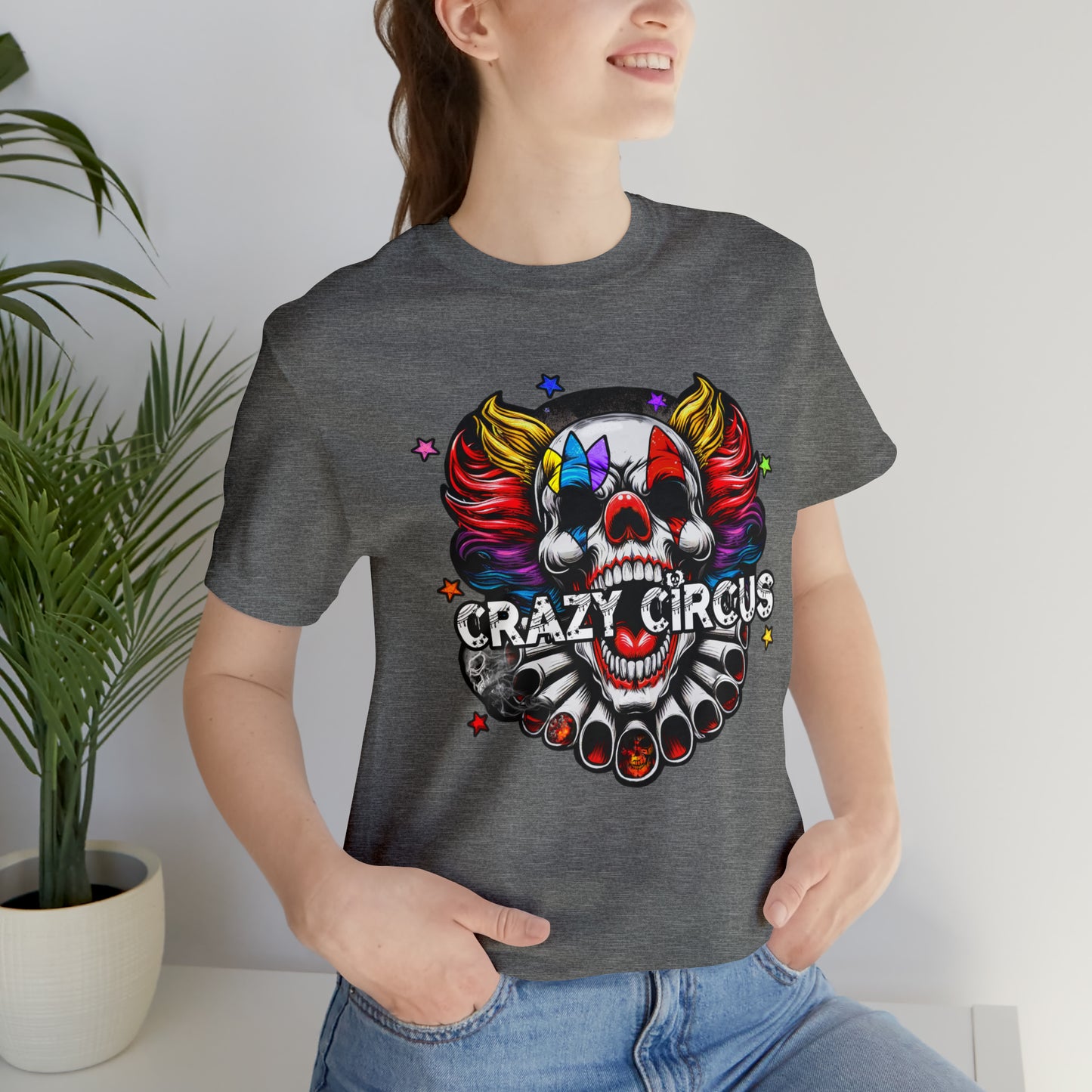Crazy Circus Unisex Jersey Short Sleeve Tee
