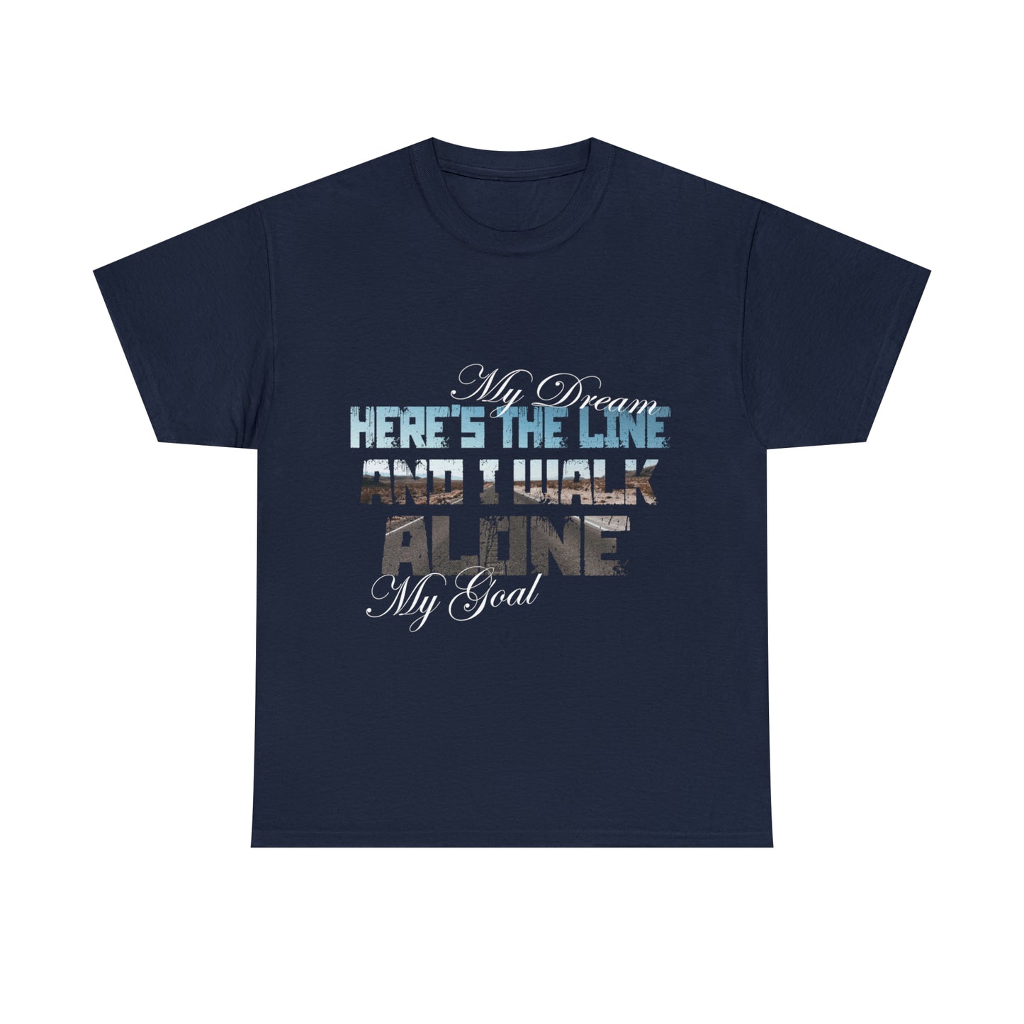Walk Alone Unisex Heavy Cotton T-Shirt