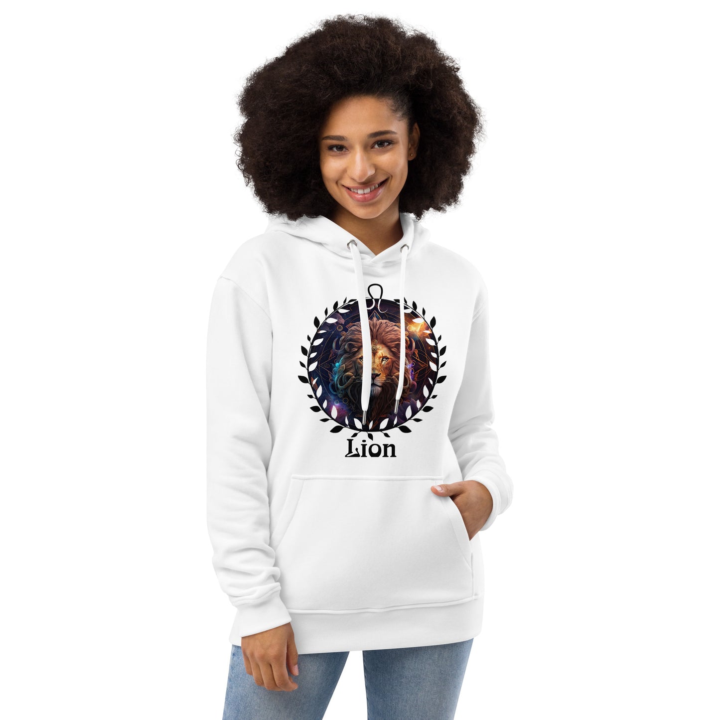 Zodiaque Lion Hoodie premium écologique