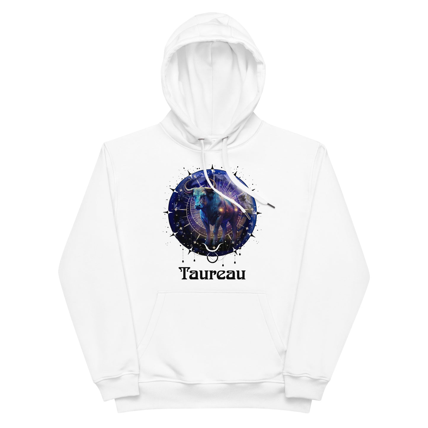 Zodiaque Taureau Hoodie premium écologique