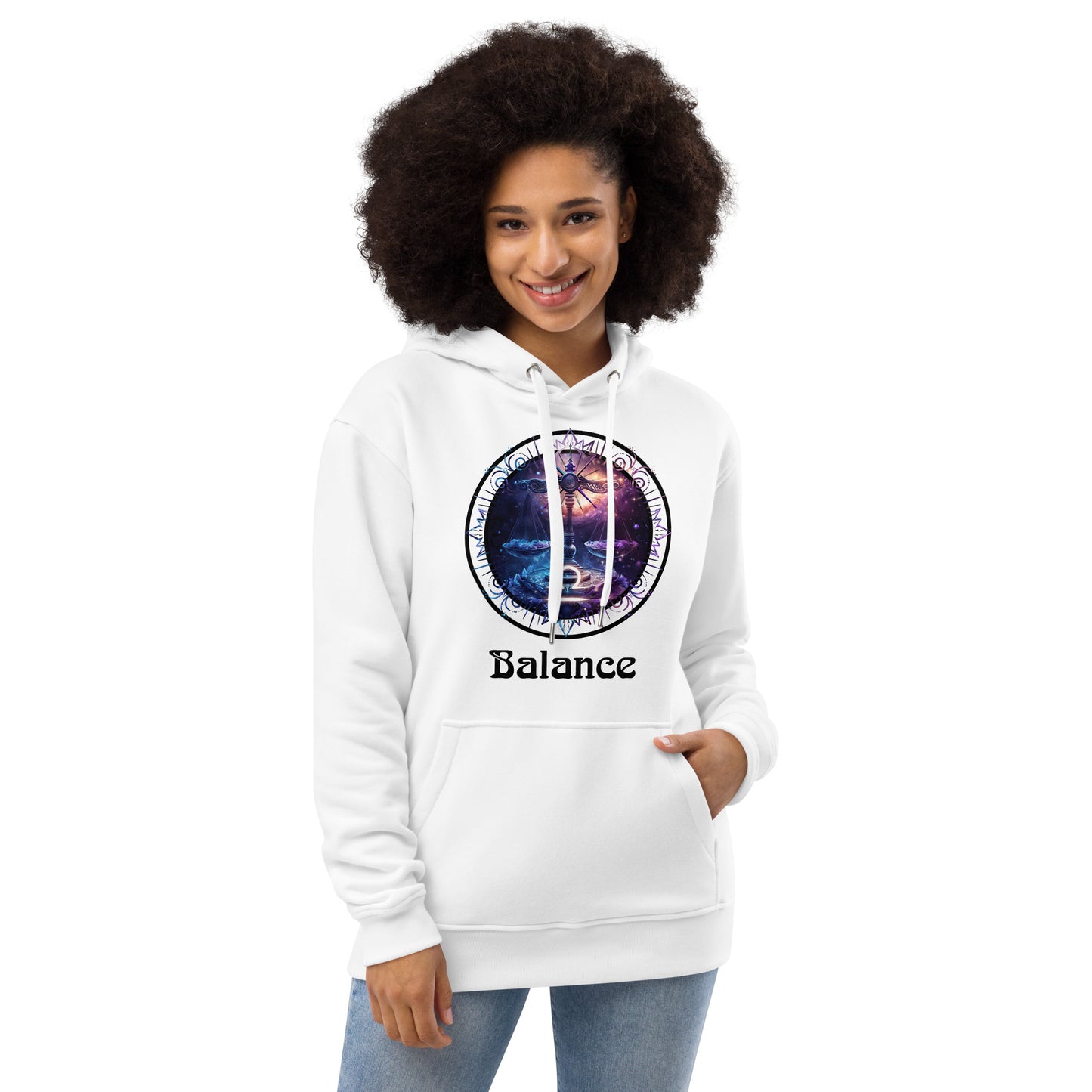Zodiaque Balance Hoodie premium écologique