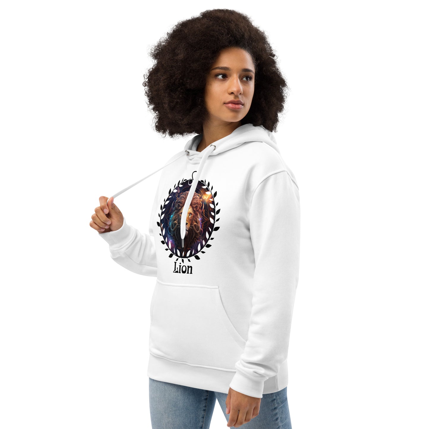 Zodiaque Lion Hoodie premium écologique