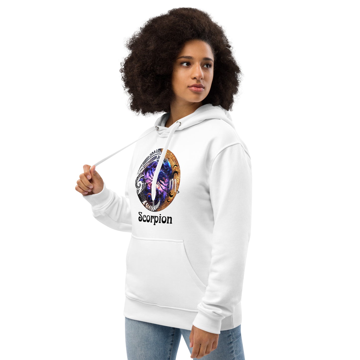 Zodiaque Scorpion Hoodie premium écologique