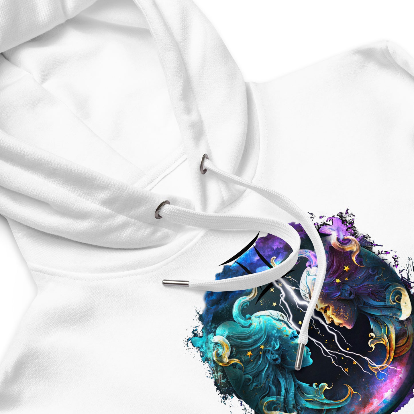 Zodiaque Gémeaux Hoodie premium écologique