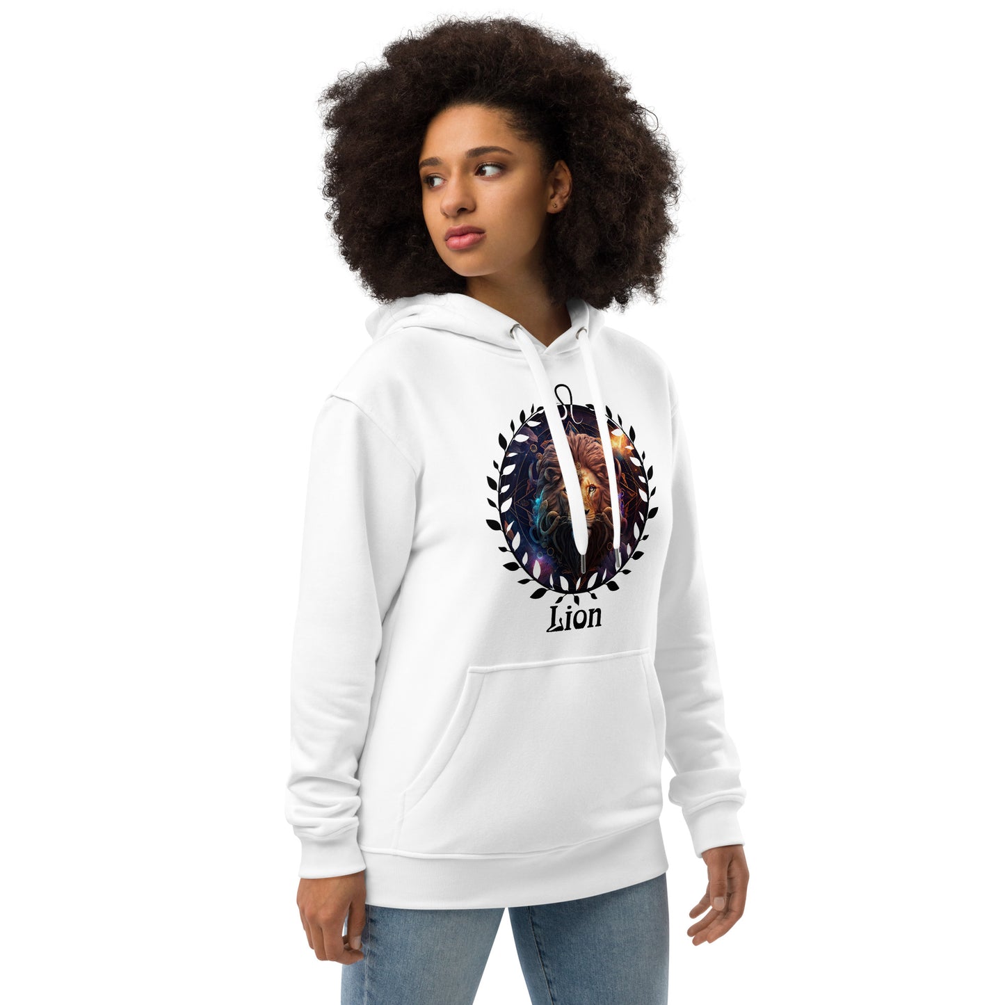 Zodiaque Lion Hoodie premium écologique