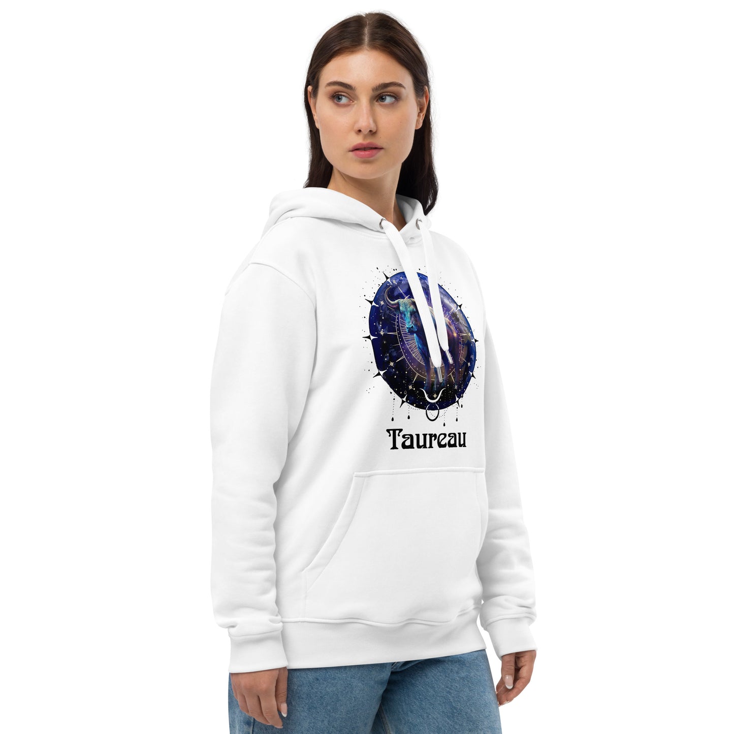 Zodiaque Taureau Hoodie premium écologique