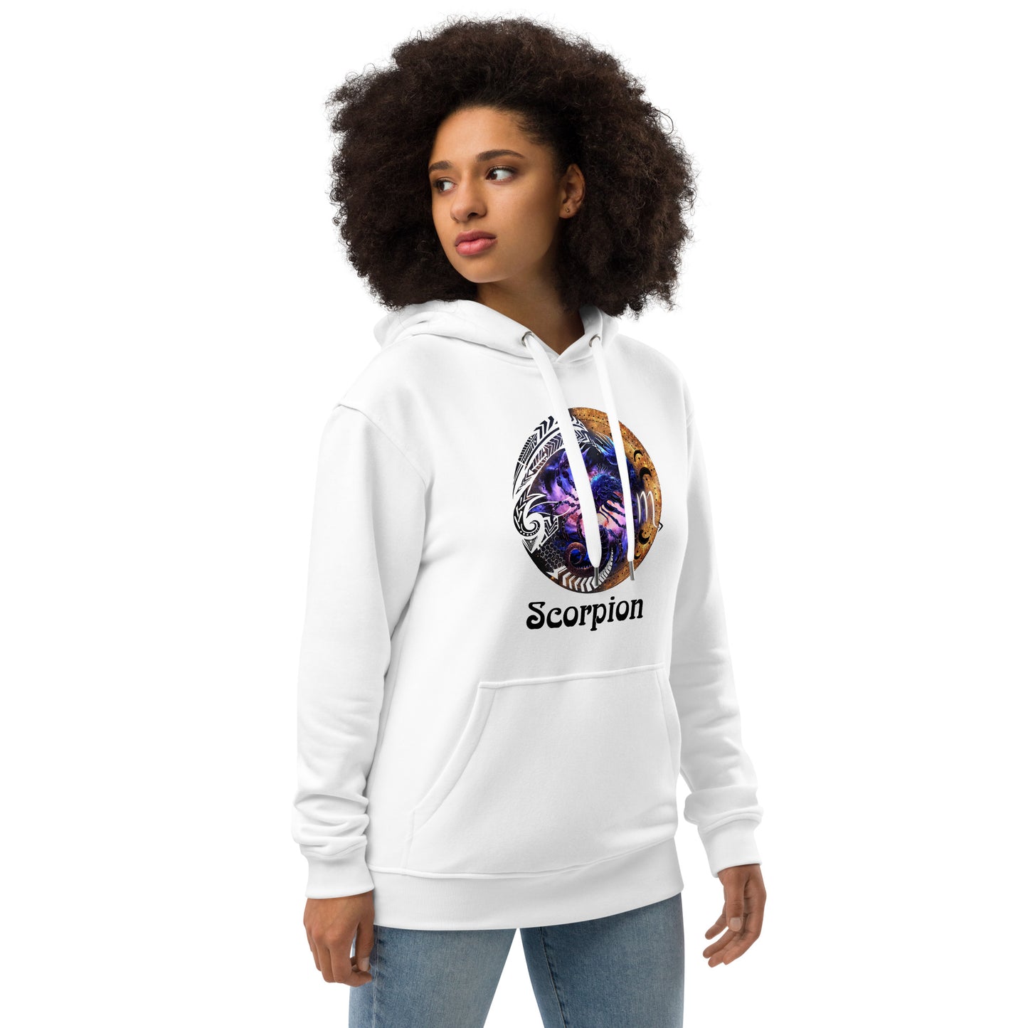 Zodiaque Scorpion Hoodie premium écologique