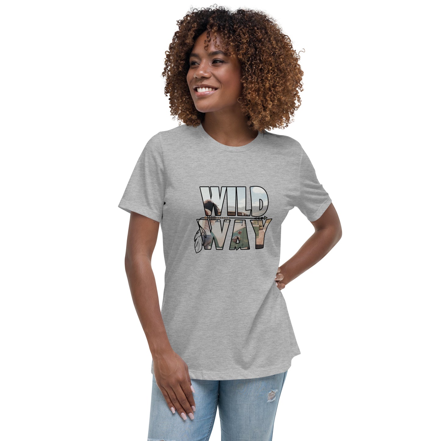 Wild way T-shirt Décontracté pour Femme