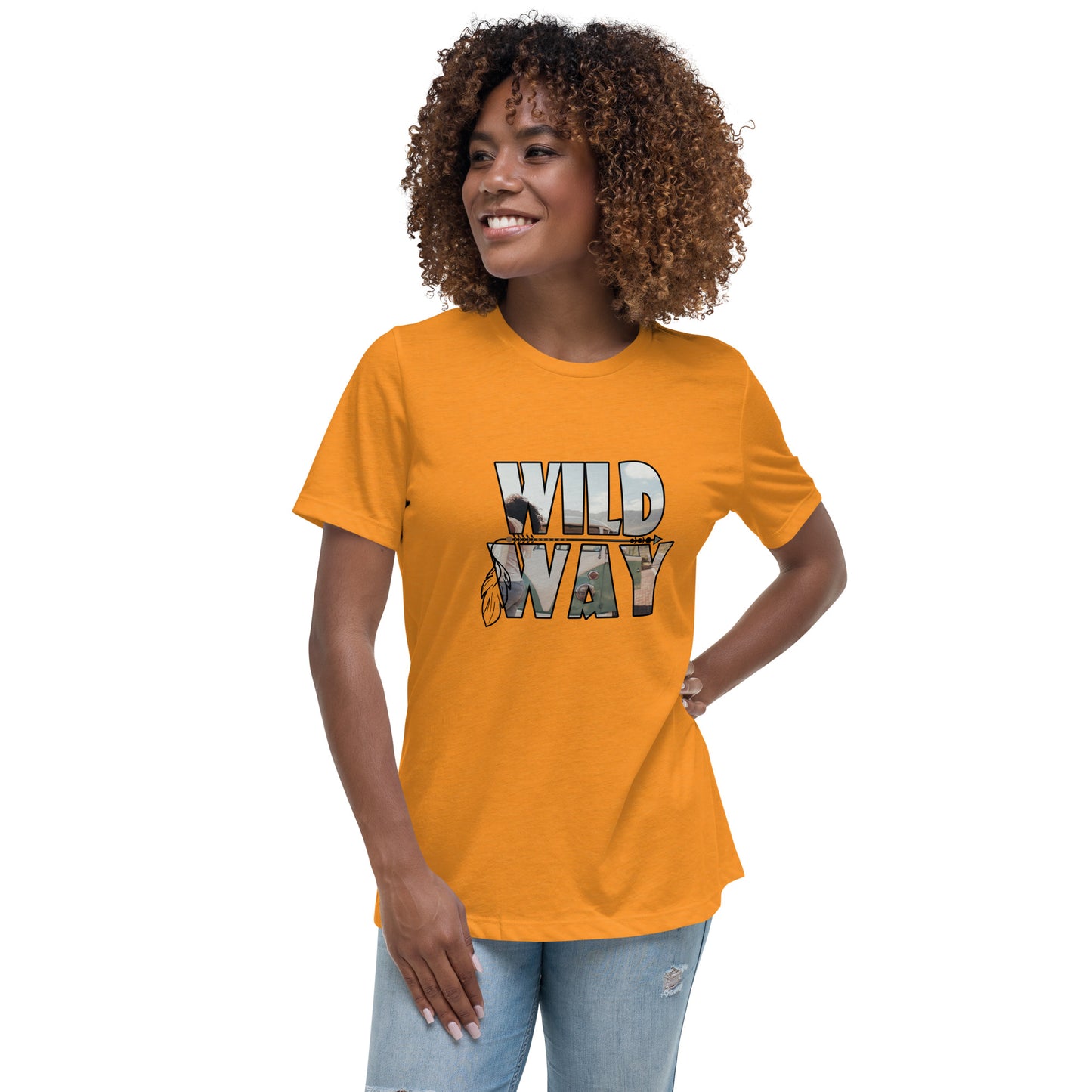 Wild way T-shirt Décontracté pour Femme