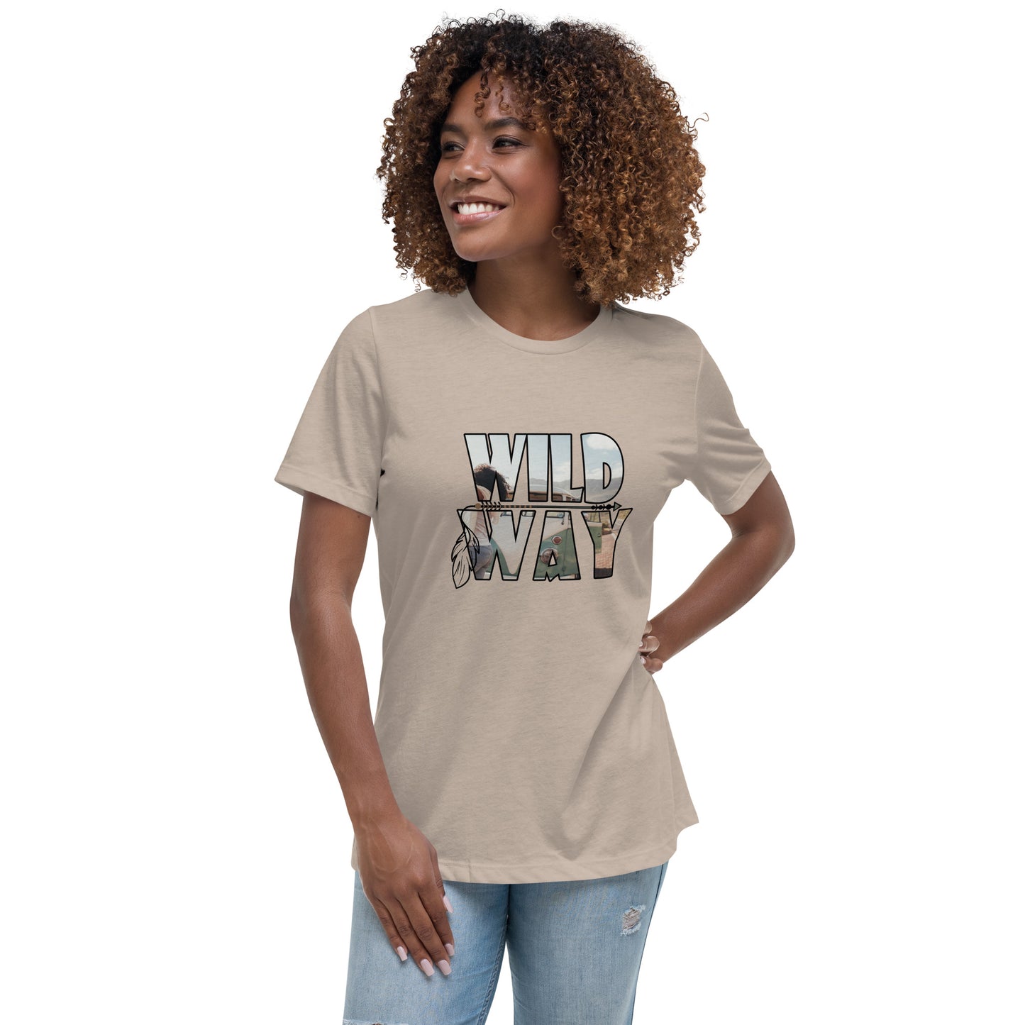 Wild way T-shirt Décontracté pour Femme