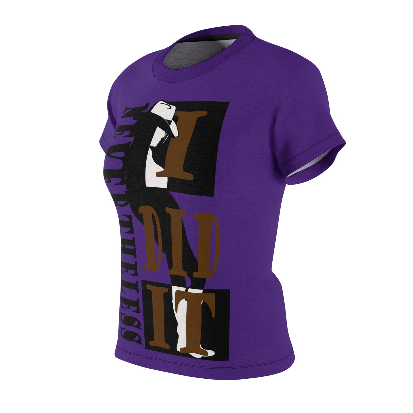 Nevertheless I did it country purple T-shirt