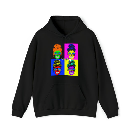 Thirsty Skull pop art Unisex Heavy Blend™ Hoodie