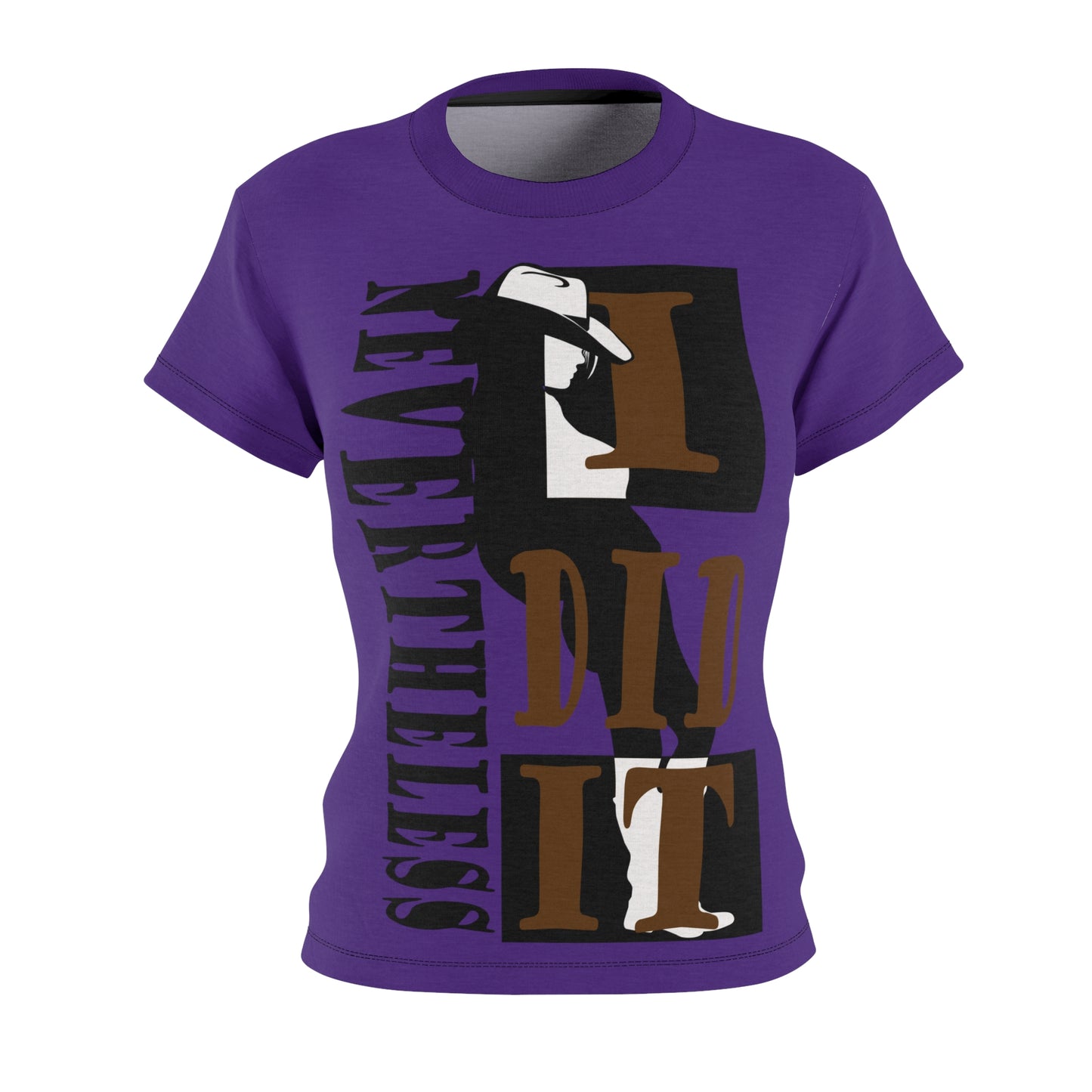 Nevertheless I did it country purple T-shirt