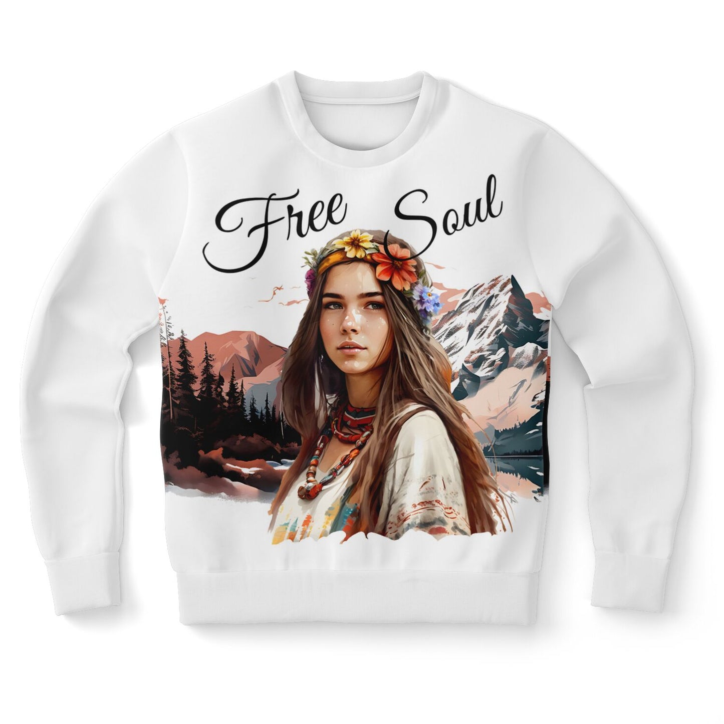 Free Soul Athletic Sweatshirt - AOP