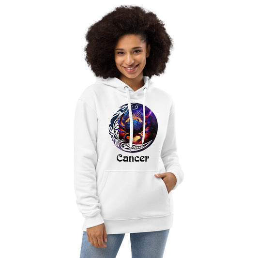 Zodiaque Cancer Hoodie premium écologique