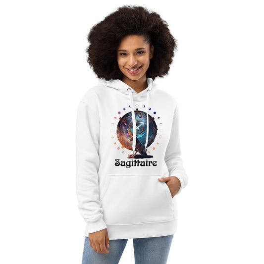 Zodiaque Sagittaire Hoodie premium écologique