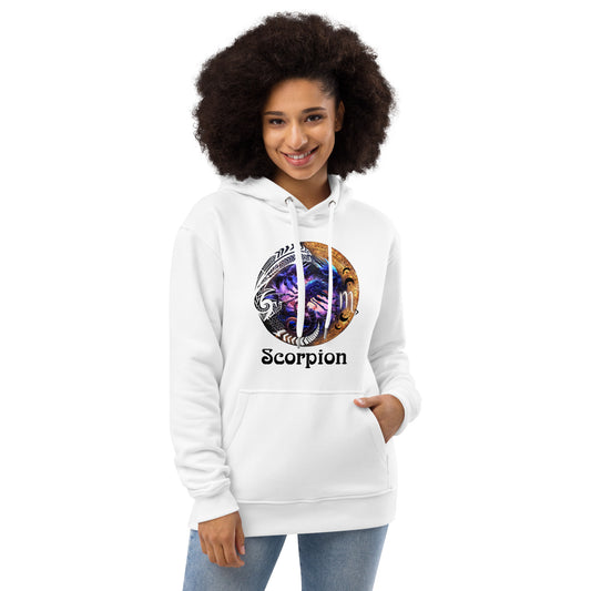 Zodiaque Scorpion Hoodie premium écologique