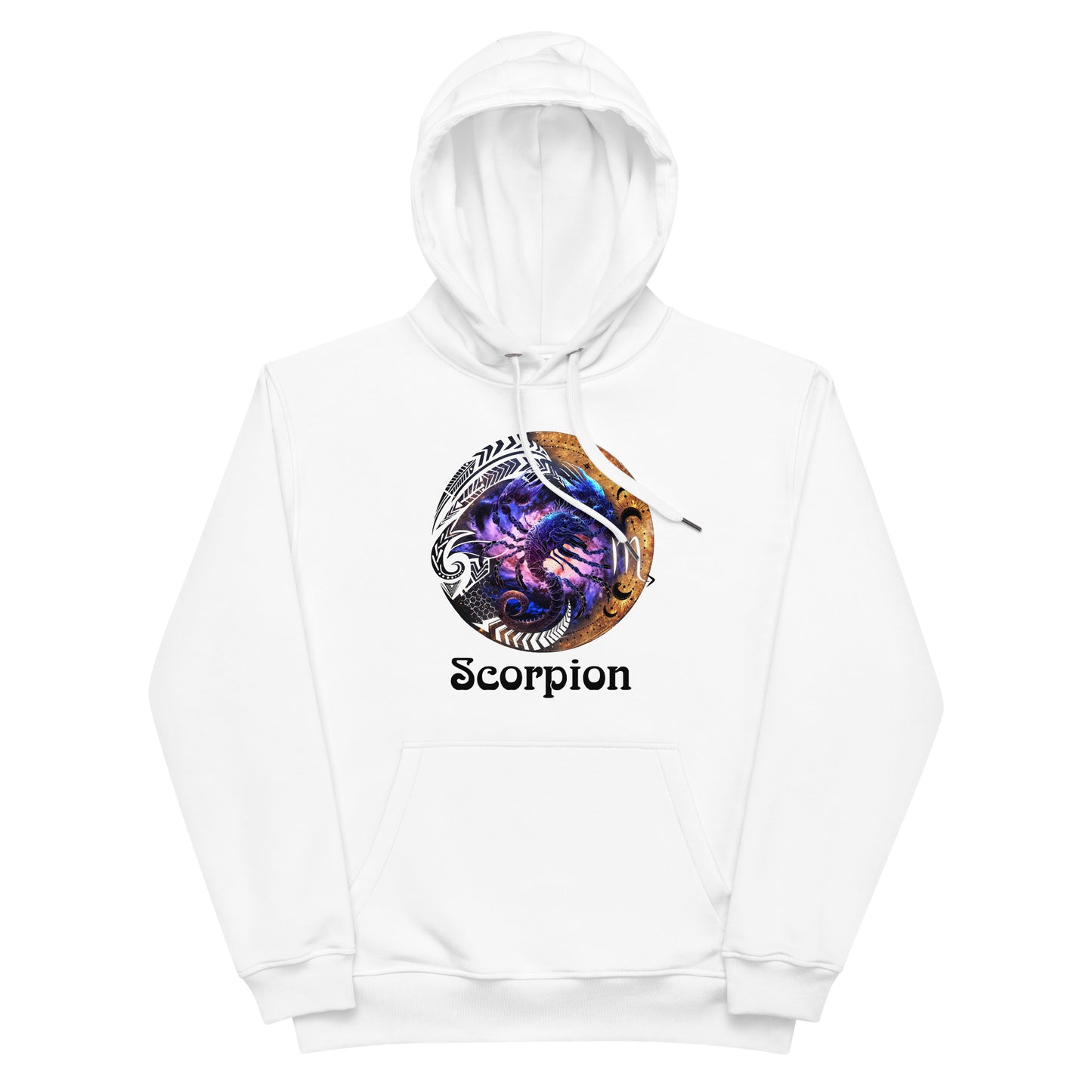 Zodiaque Scorpion Hoodie premium écologique