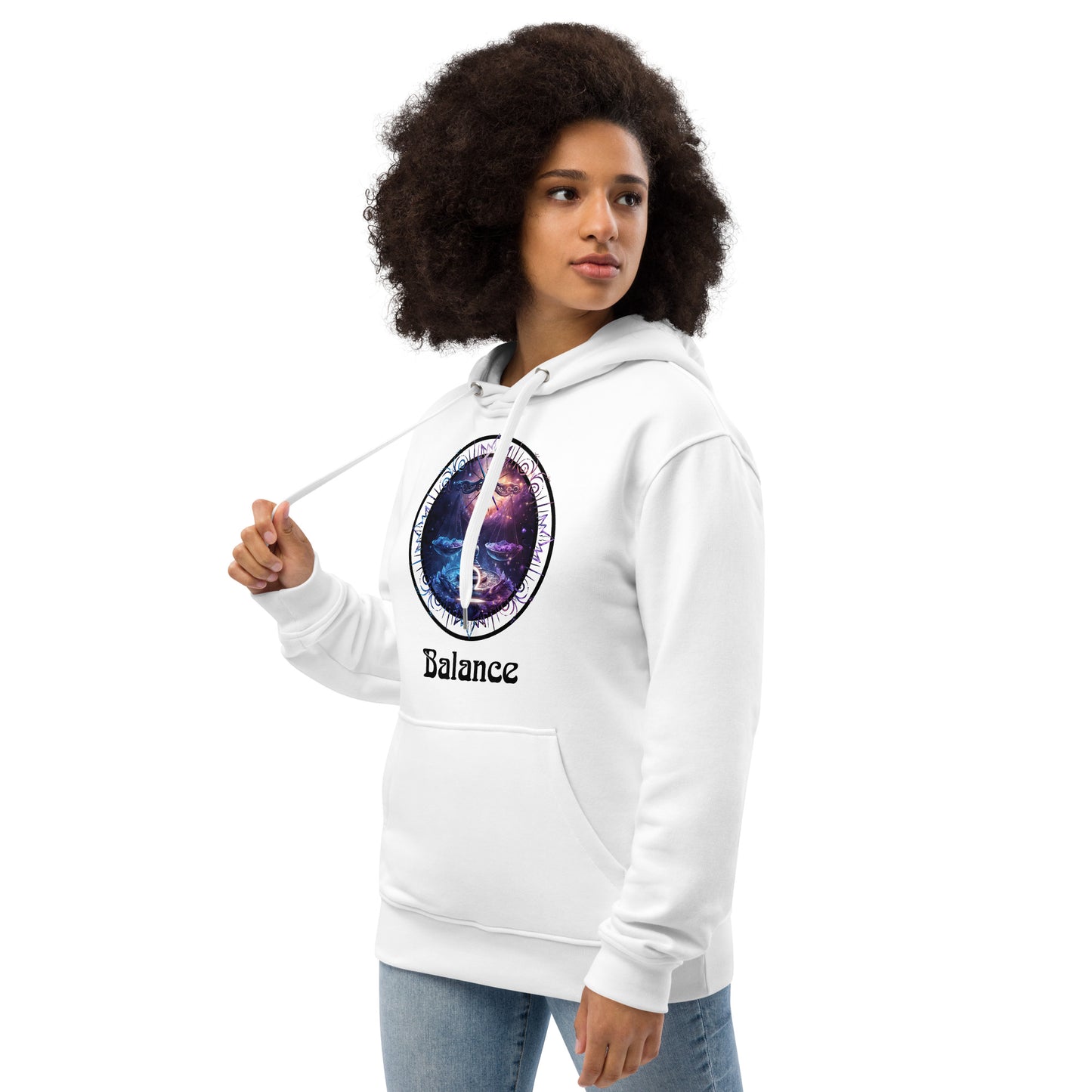 Zodiaque Balance Hoodie  premium écologique