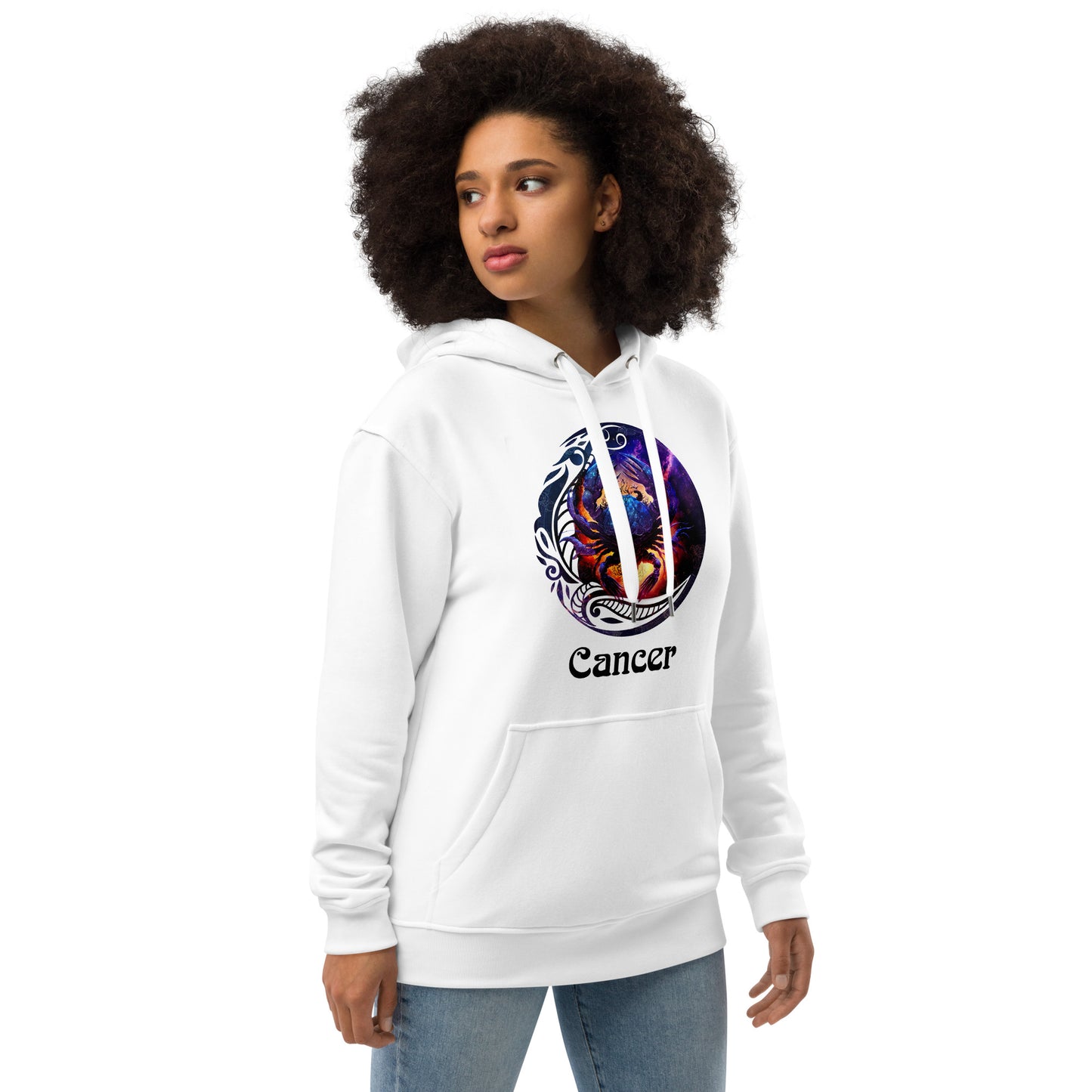 Zodiaque Cancer Hoodie premium écologique