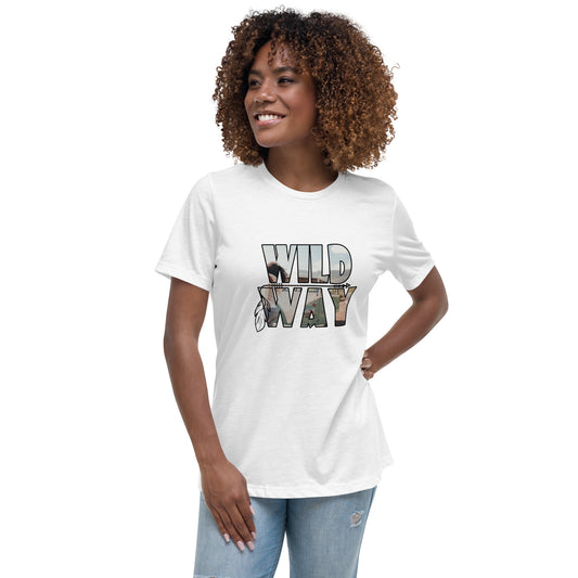 Wild way T-shirt Décontracté pour Femme