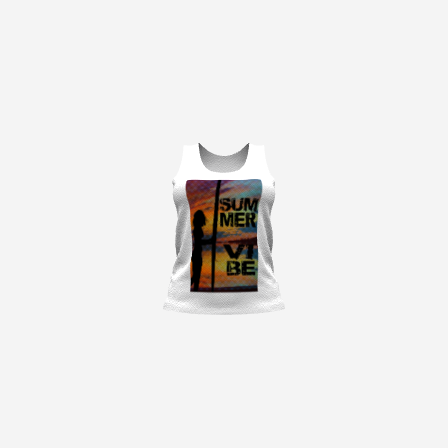 Summer vibe Racerback Tank 6 oz